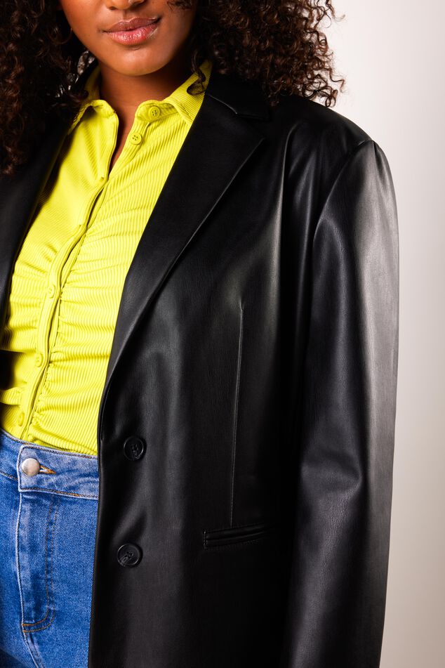Dames leren jas zwart - Leather City Dames leren jas zwart - Leather City