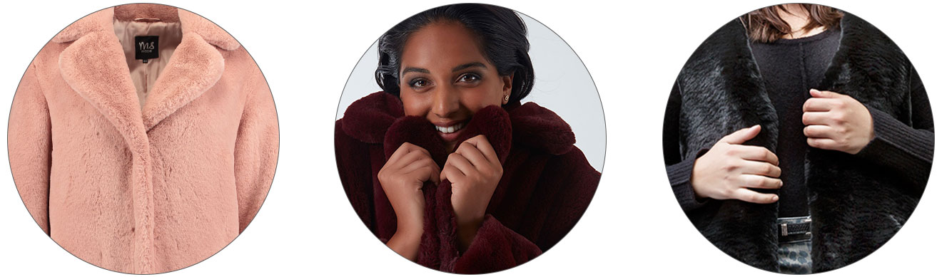 Faux fur jassen