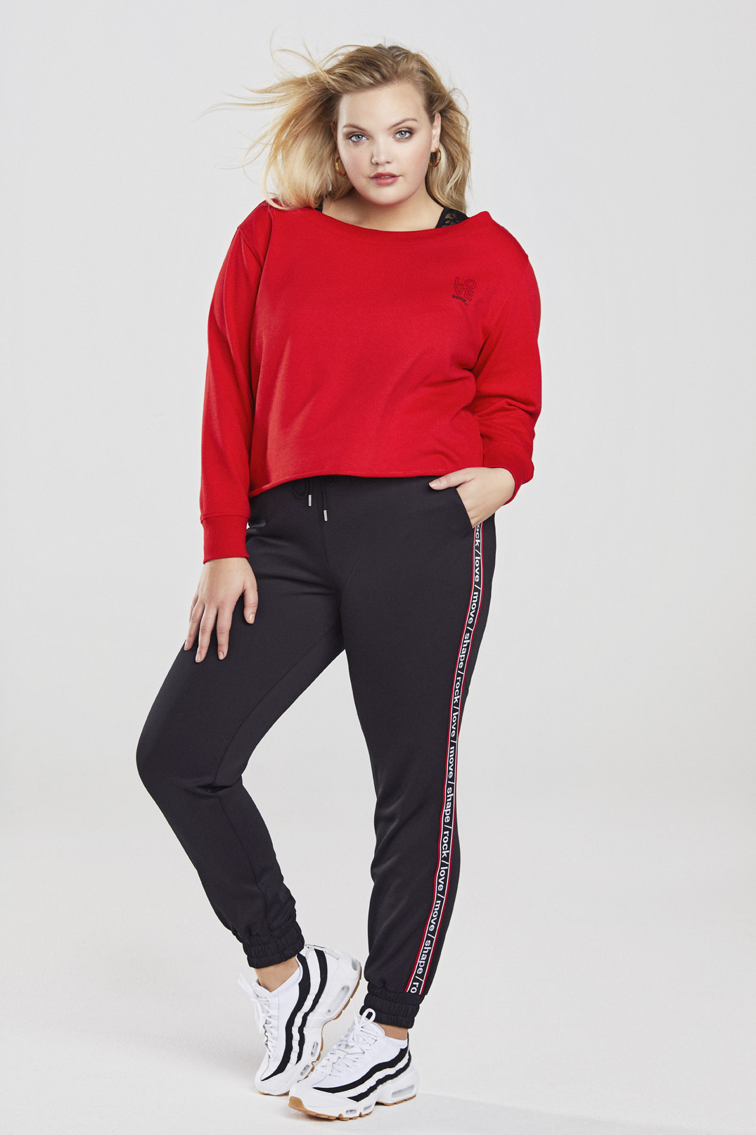 Joggingbroek met sportbies bij MS Mode®
