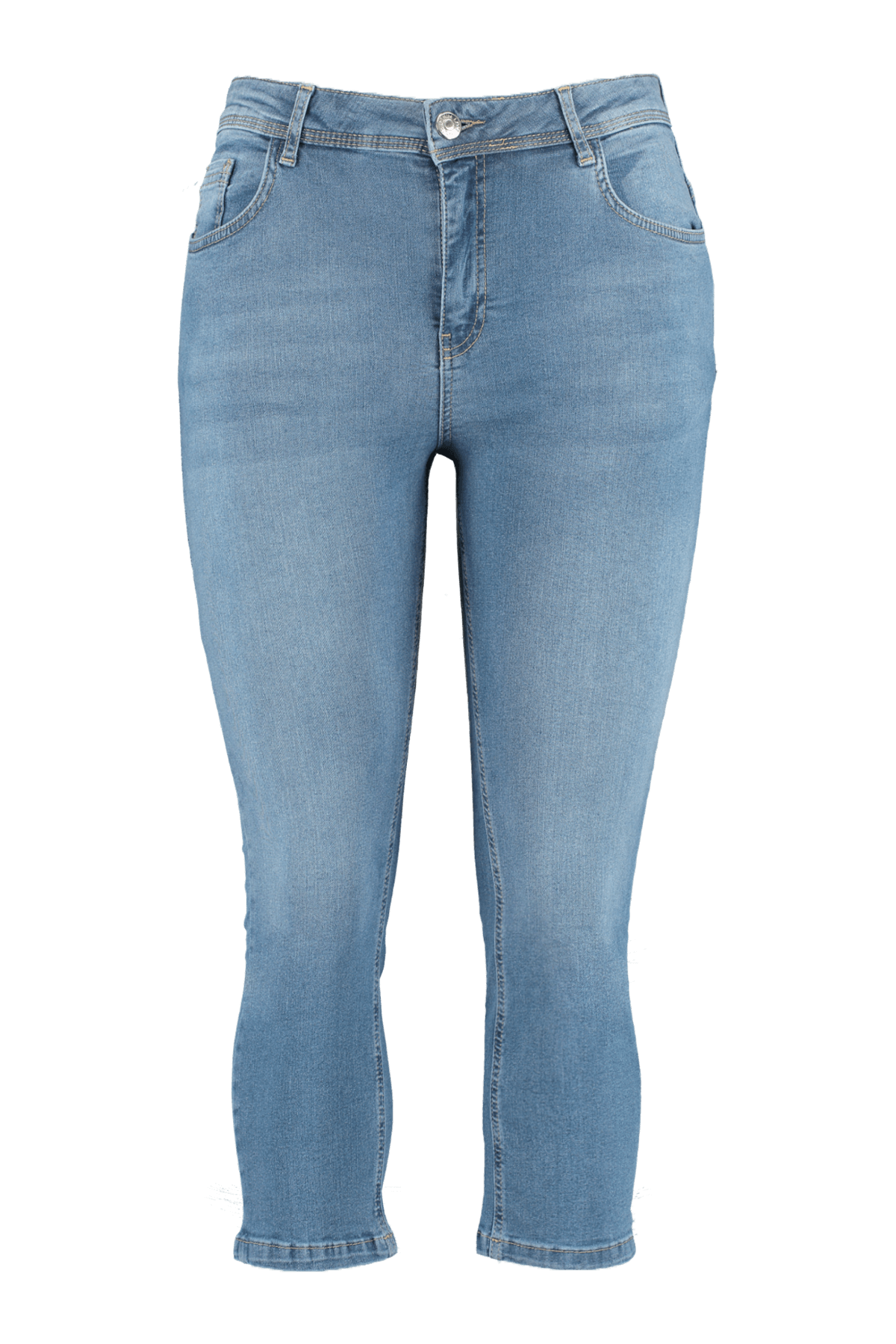 3/4 Skinny leg high waist jeans CHERRY image number null