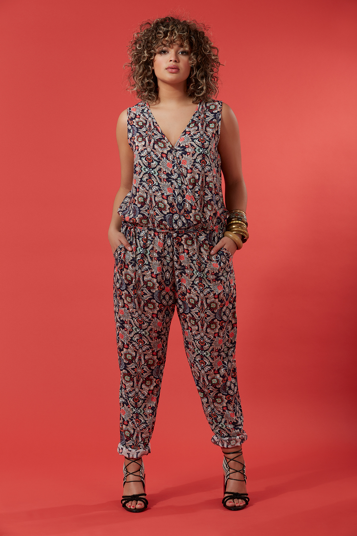 Jumpsuit in all-over print image number 0