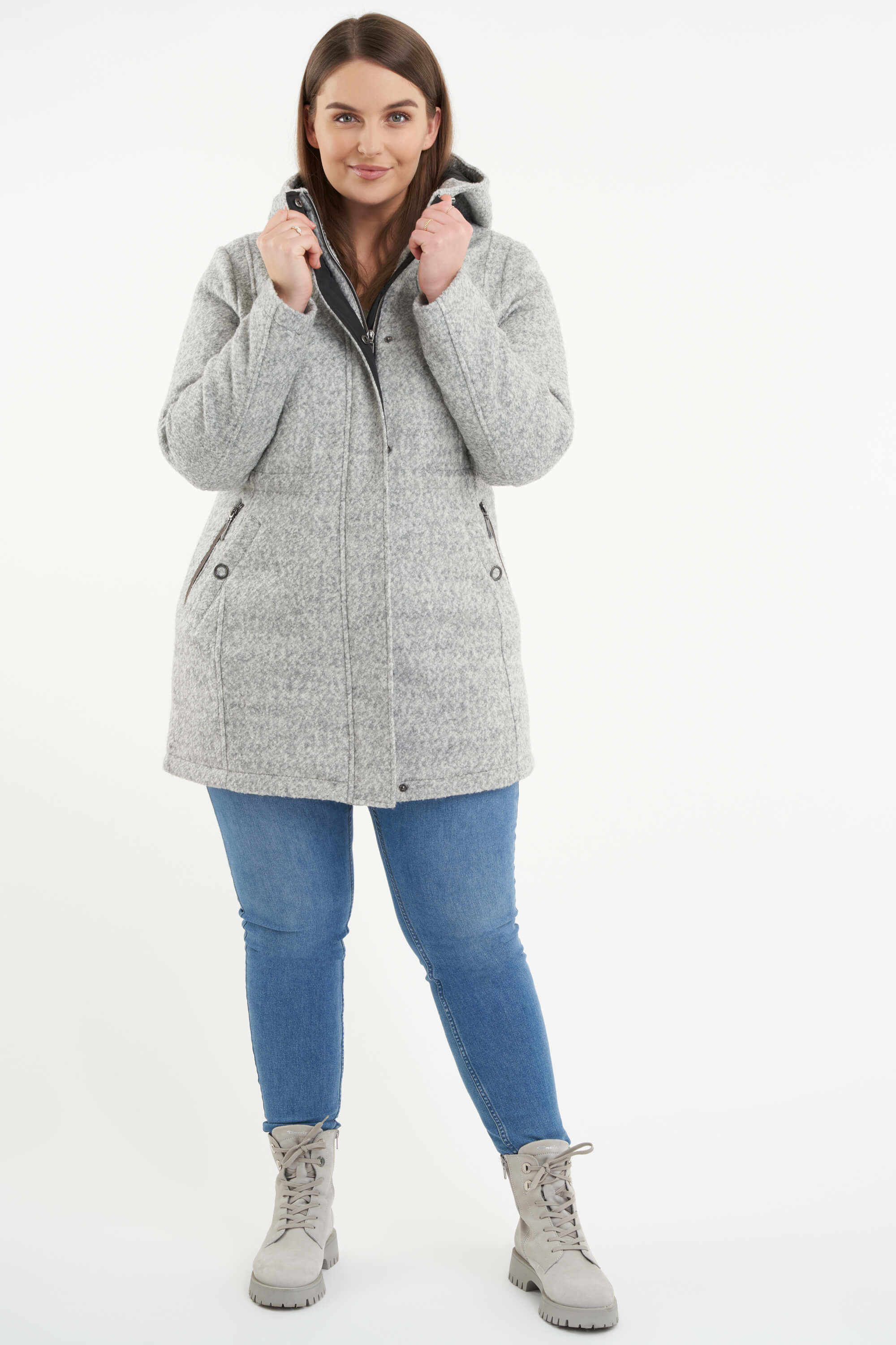 Dames Jas met capuchon bij MS Mode®