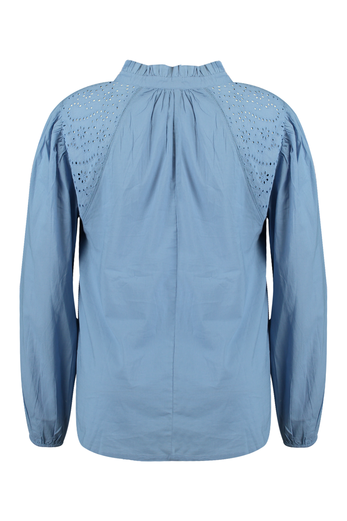 Blouse met broderie anglaise image number 2