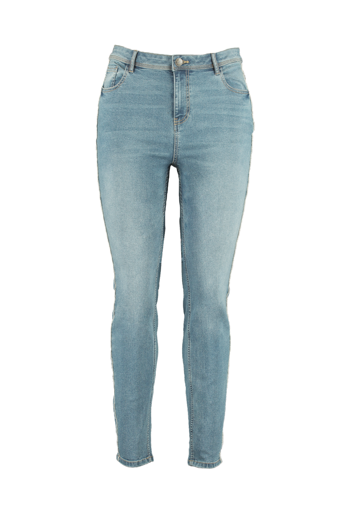 Jeans met glitterstreep image number 2