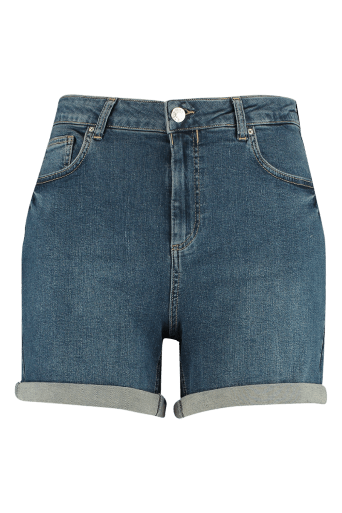 Stonewash Denim Denim short bij MS Mode®