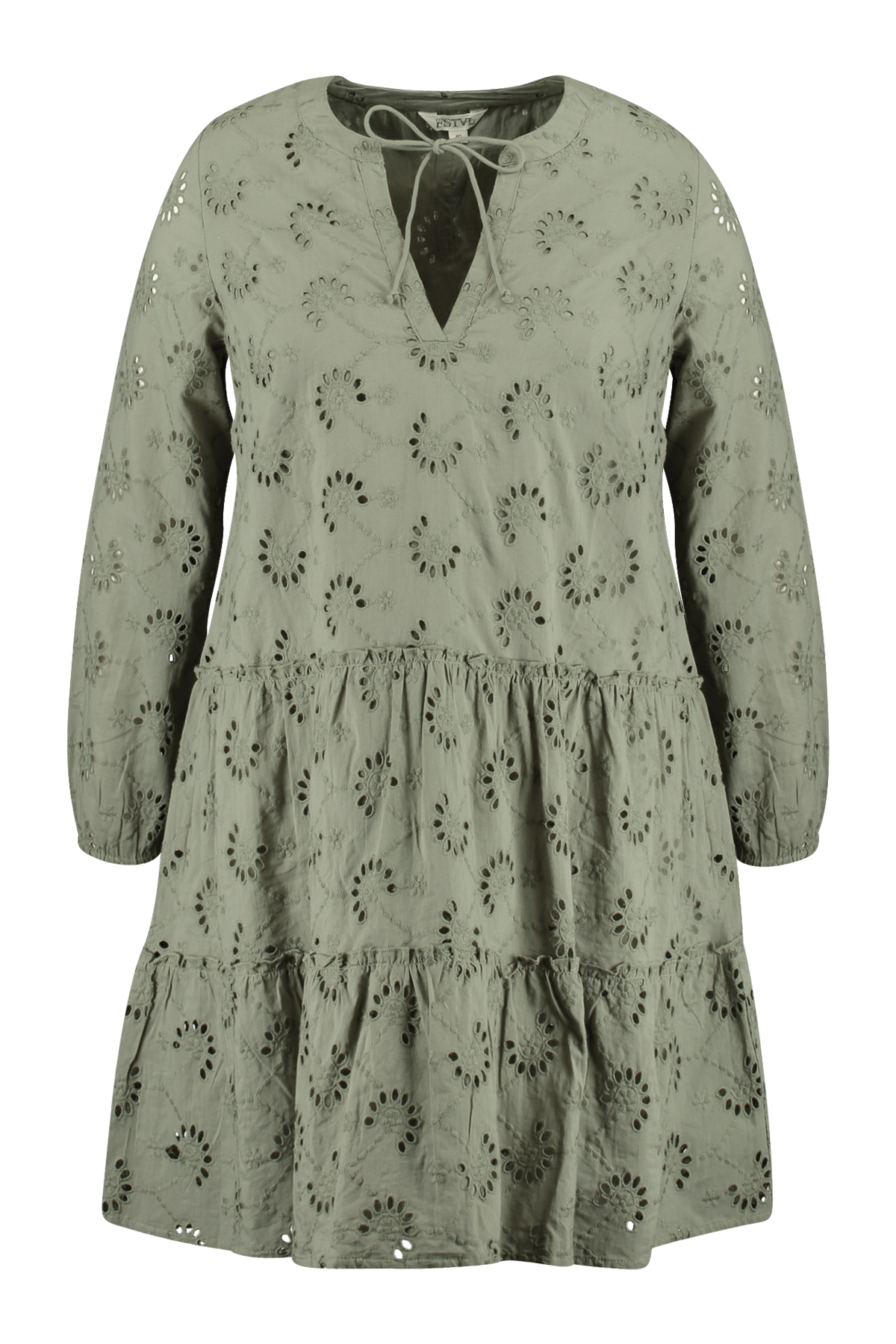 Gelaagde A-lijn jurk image number 2