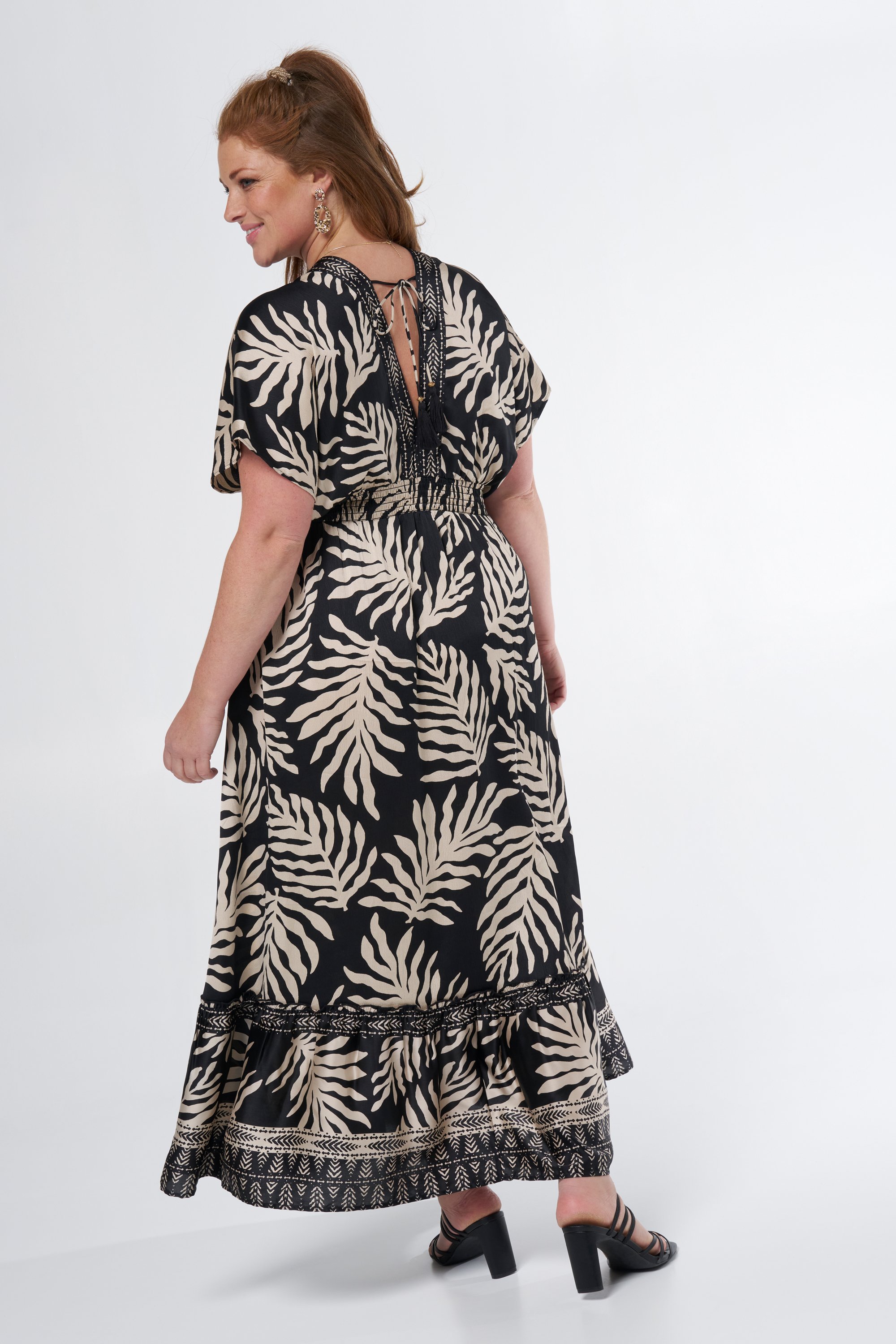 Dames Maxi jurk met print MS Mode