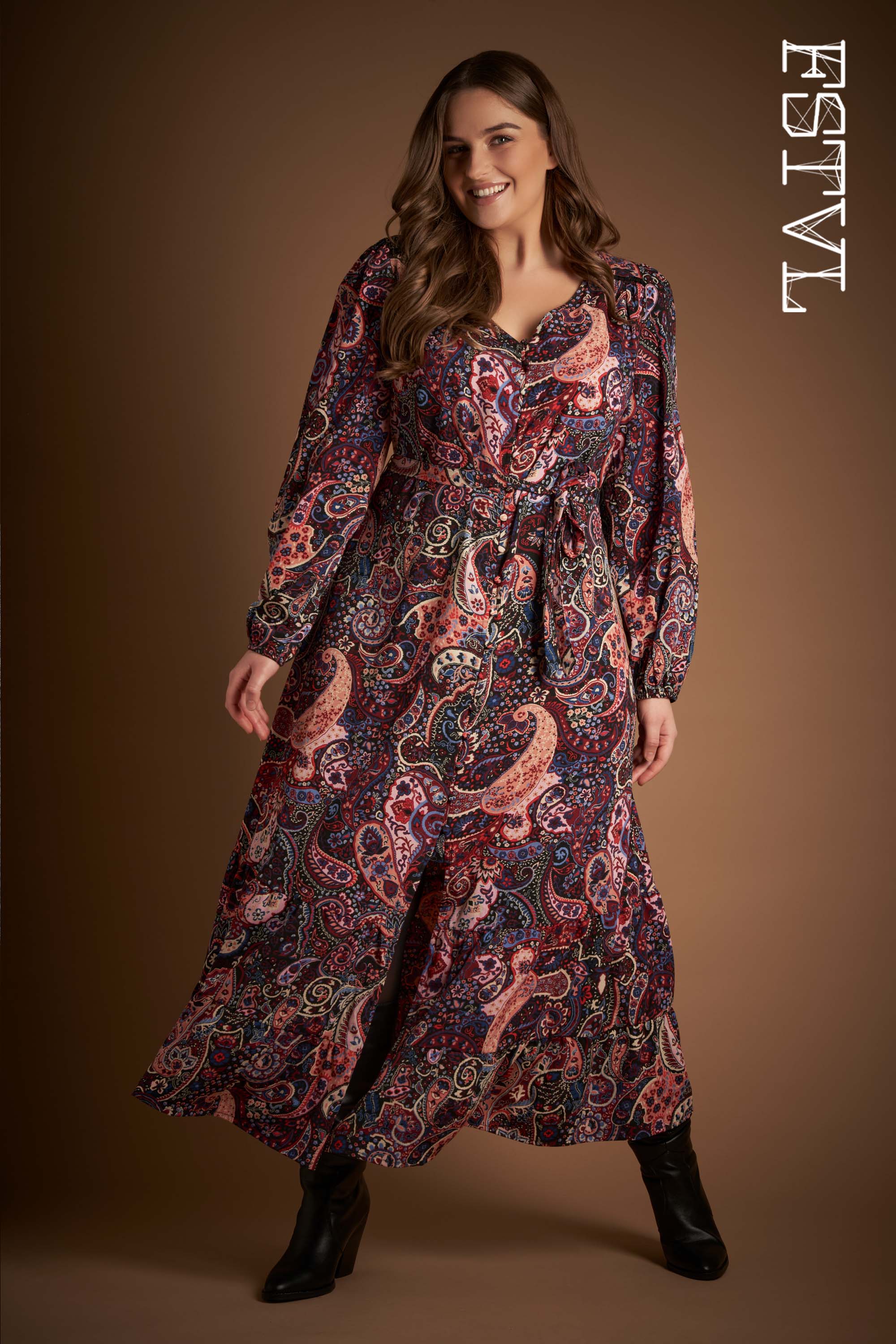 Jong De volgende Onnauwkeurig Dames Lange jurk met print bij MS Mode®