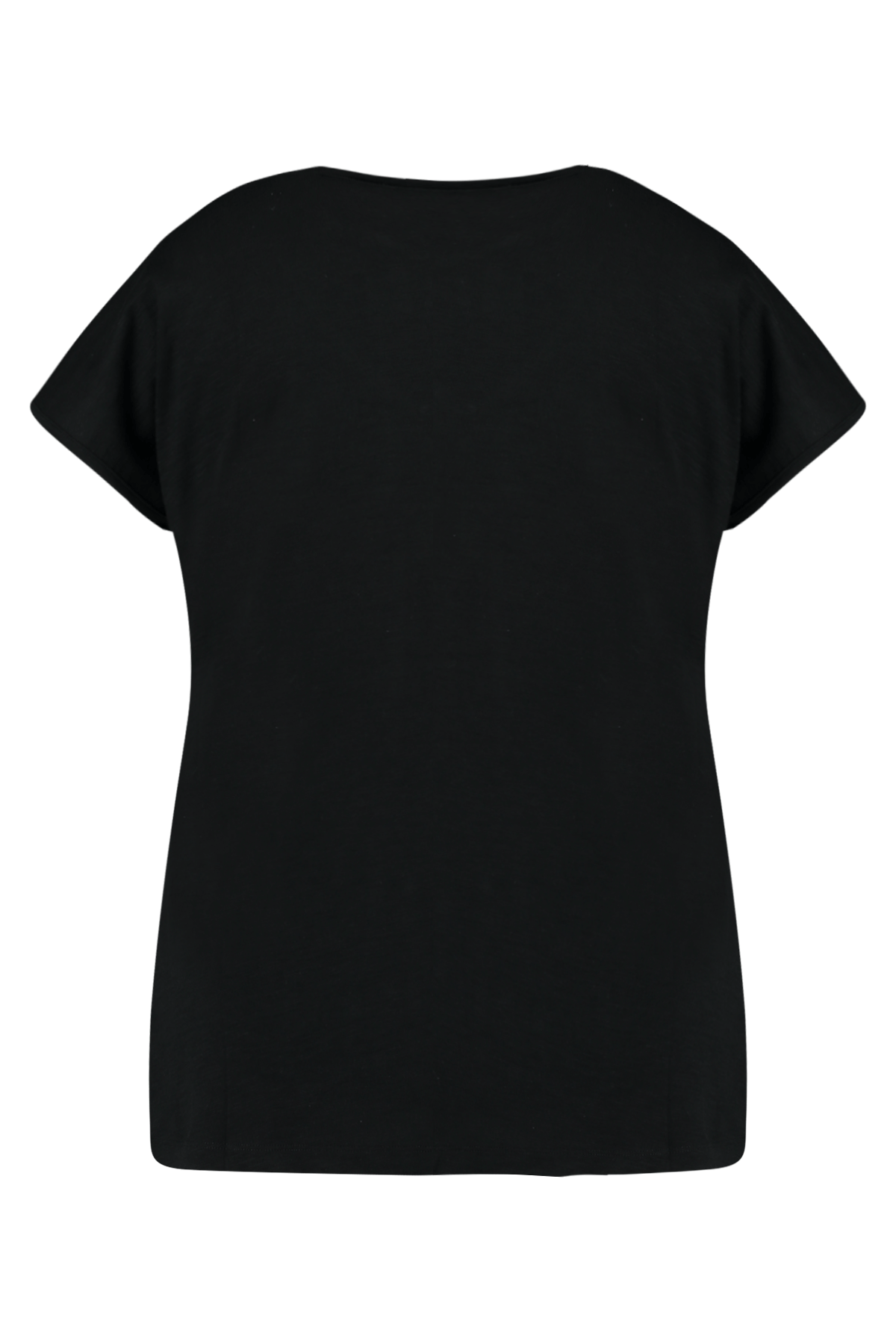 T-shirt met opengewerkte schouders image number null