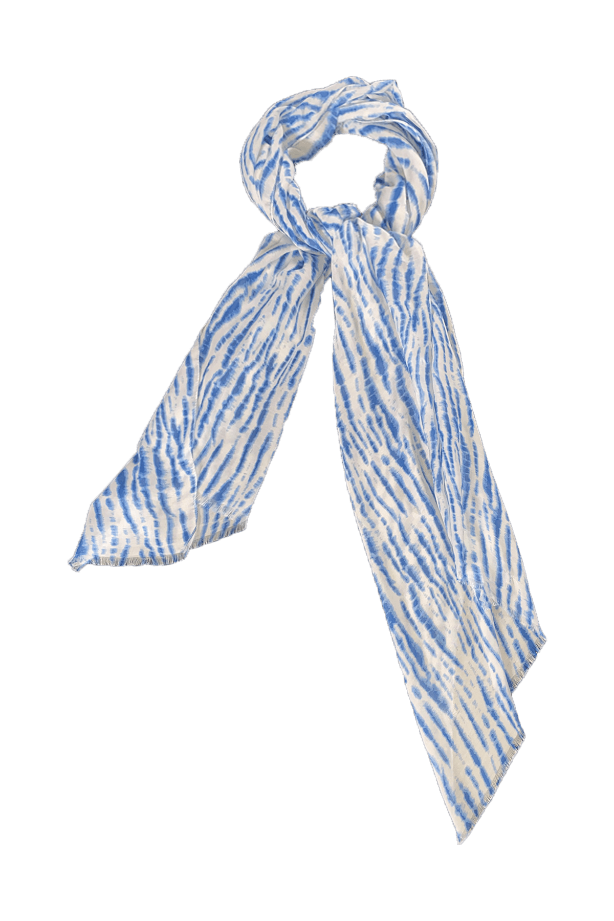 Sjaal met tie dye print image number 1