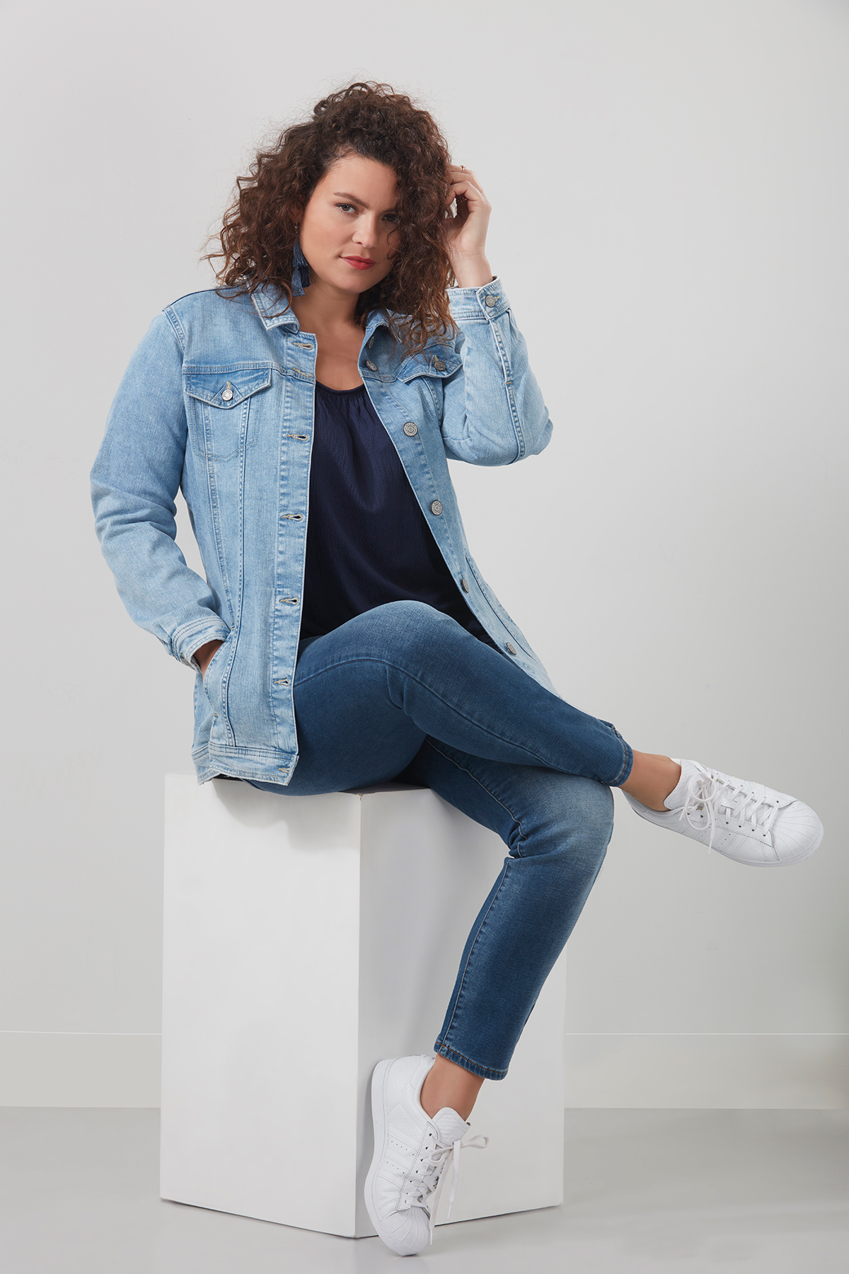 Oversized spijkerjack shop