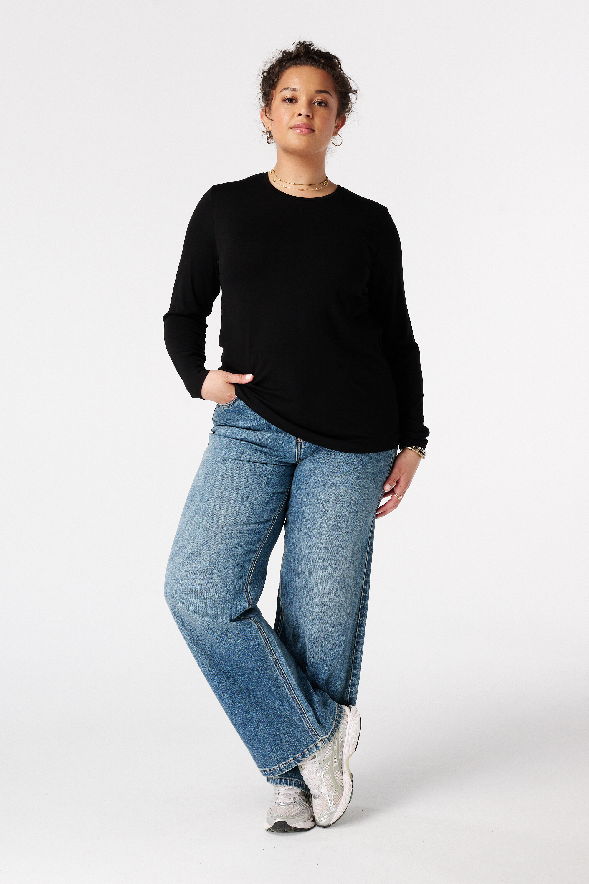 Gellmall Women's Sweatshirt Loose Crew Neck Long Sleeve Tops Colour