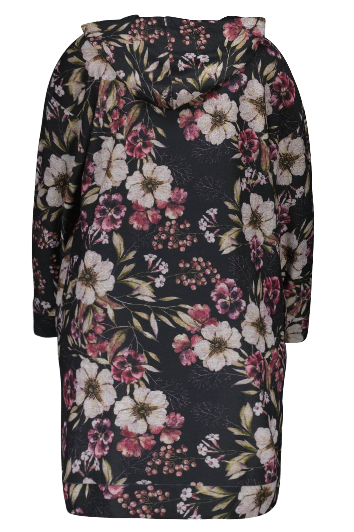 Sweater jurk met bloemenprint image 2