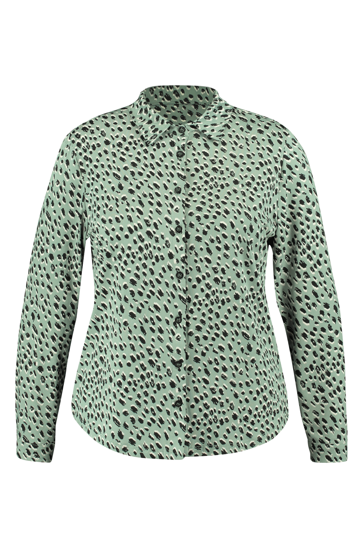 Jersey blouse met print image number 1