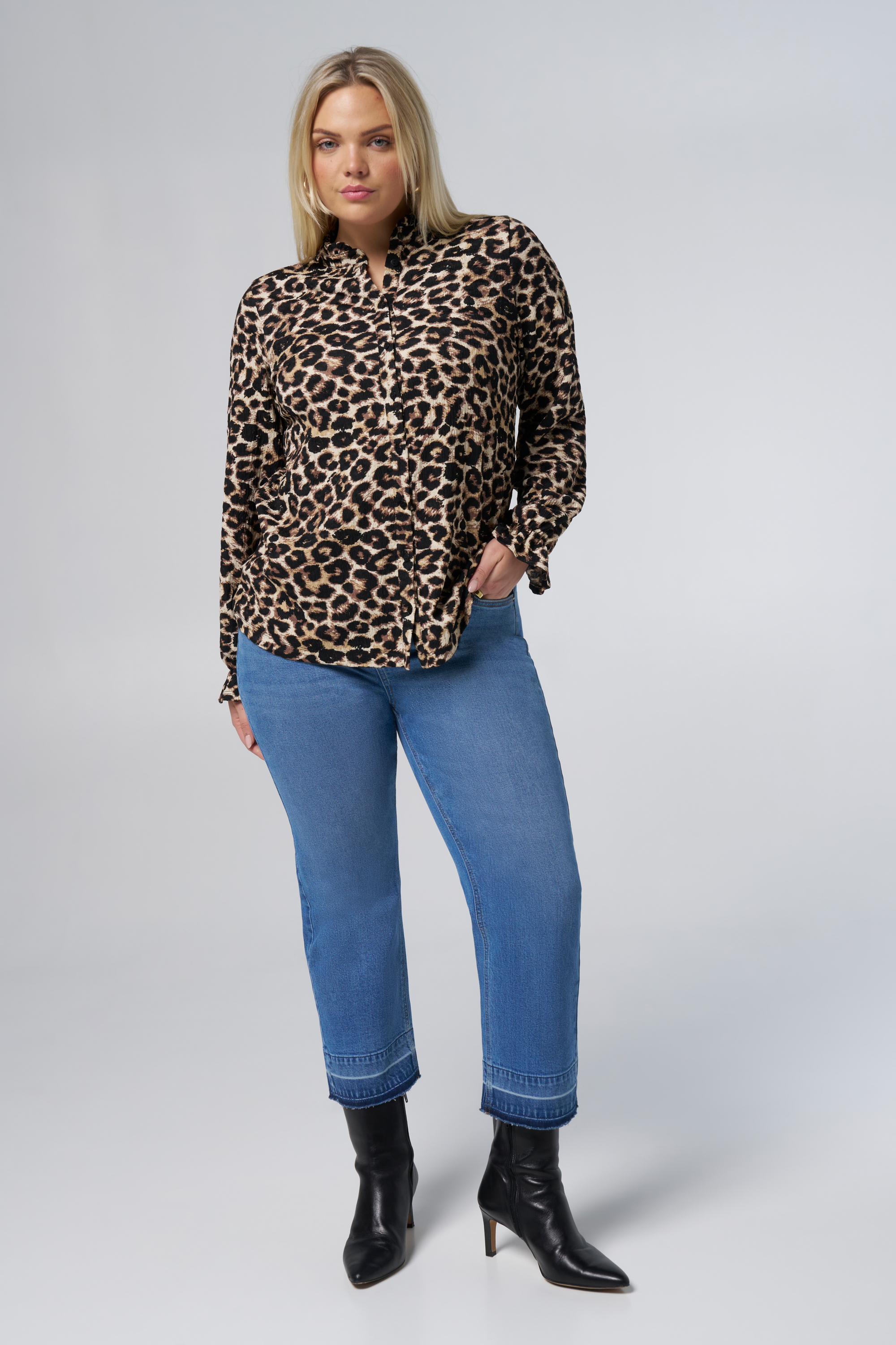 トップス border waffle undulate frill tops E15301507_9.jpg
