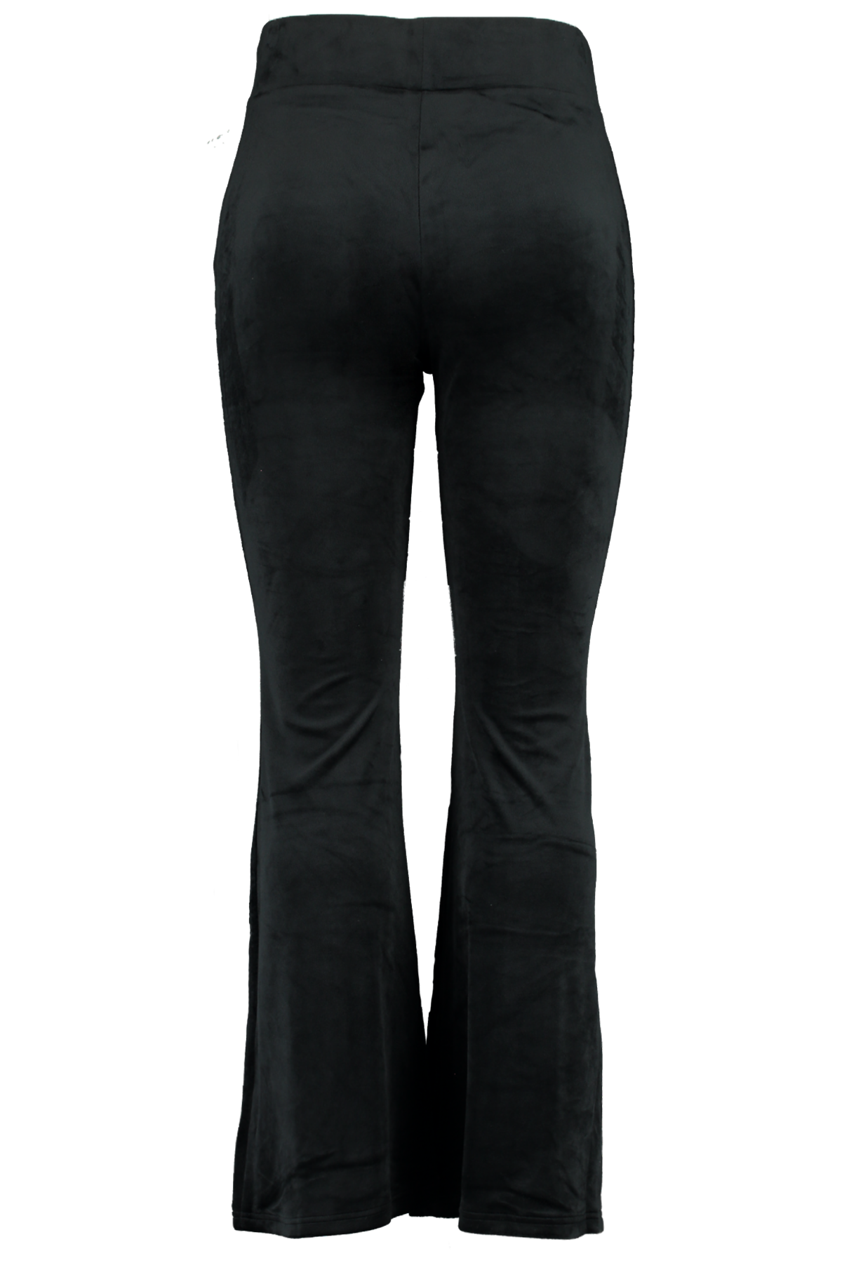 Dames Velvet flared legging bij MS Mode®