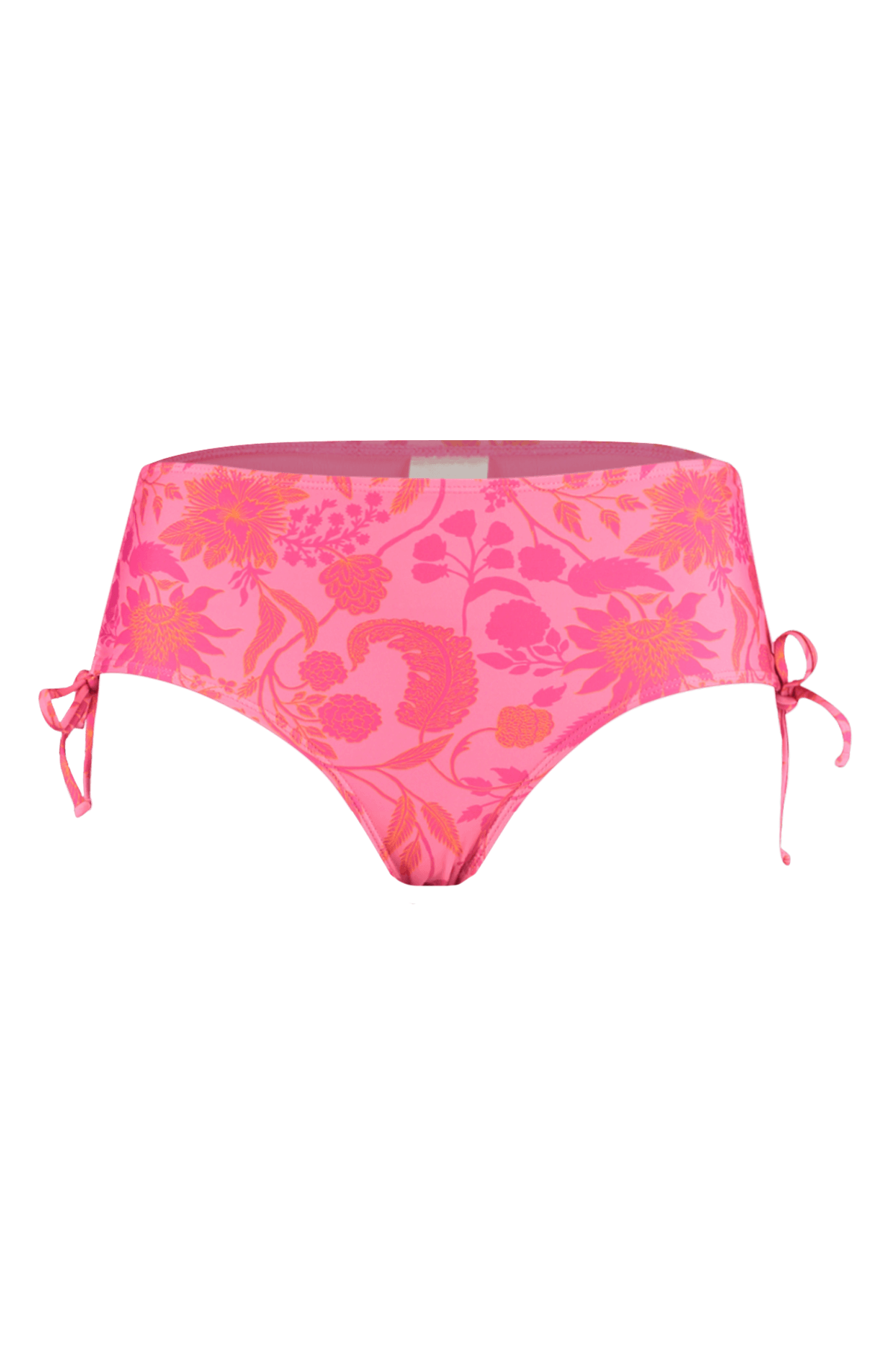 Dames High waisted bikini broekje met print Multi PinkRood MS Mode