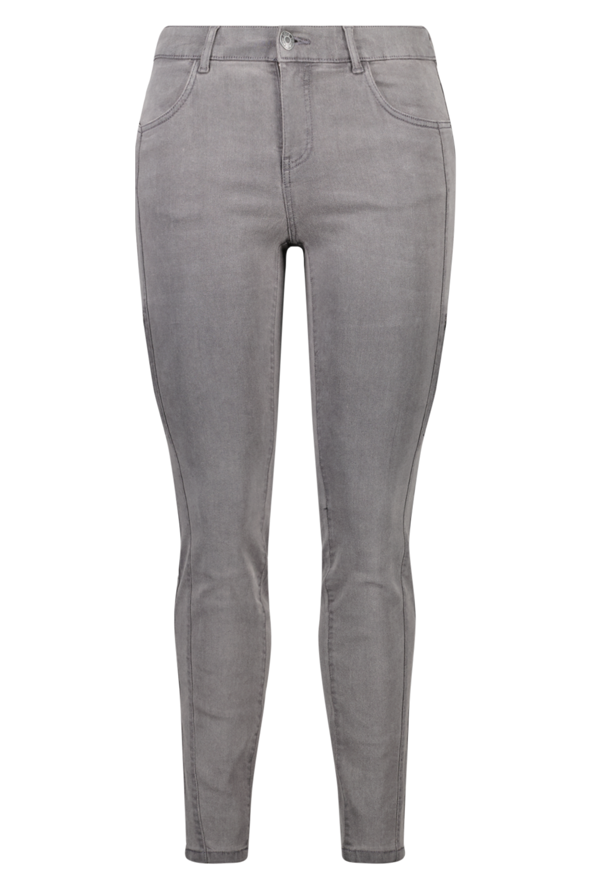 Dames Skinny Leg Jeans Donker Grijs Bij Ms Mode®