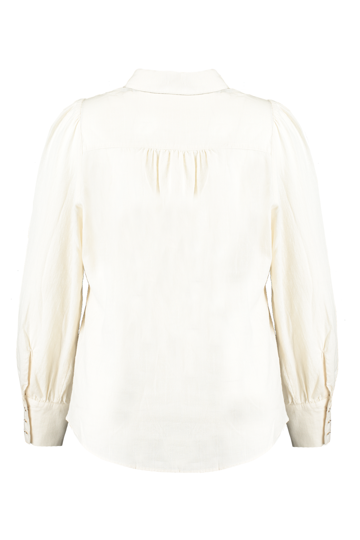 Blouse Met Vierkante Hals Kant Pofmouwen main image 0
