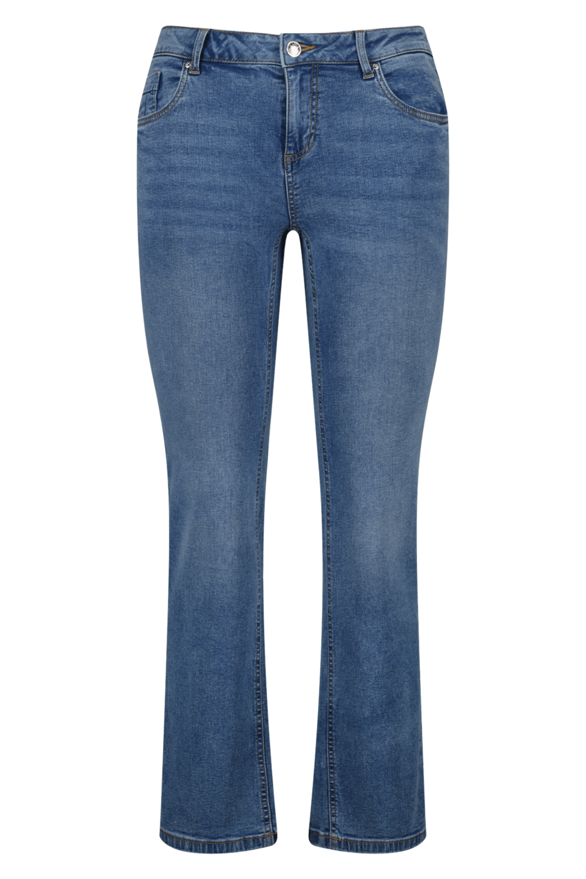 Straight Leg Jeans Broeken Ms Mode Dames Straight Leg Pantalon - Main Image
