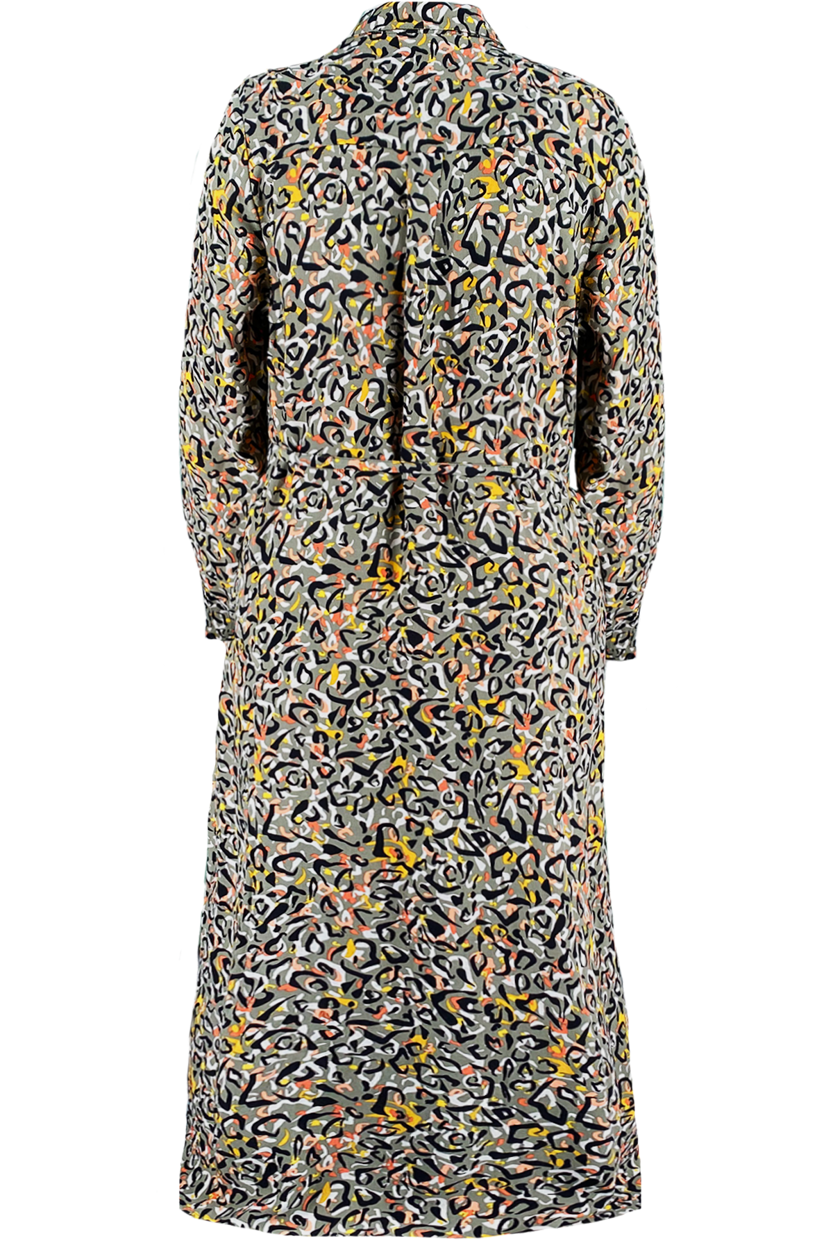 Maxi jurk met strikceintuur image number 3