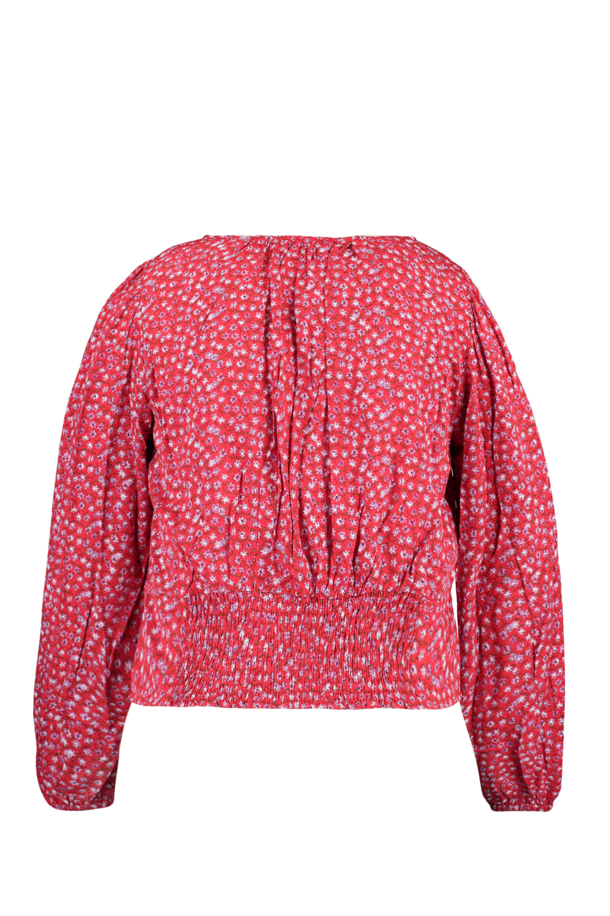 Korte blouse met bloemenprint image number null