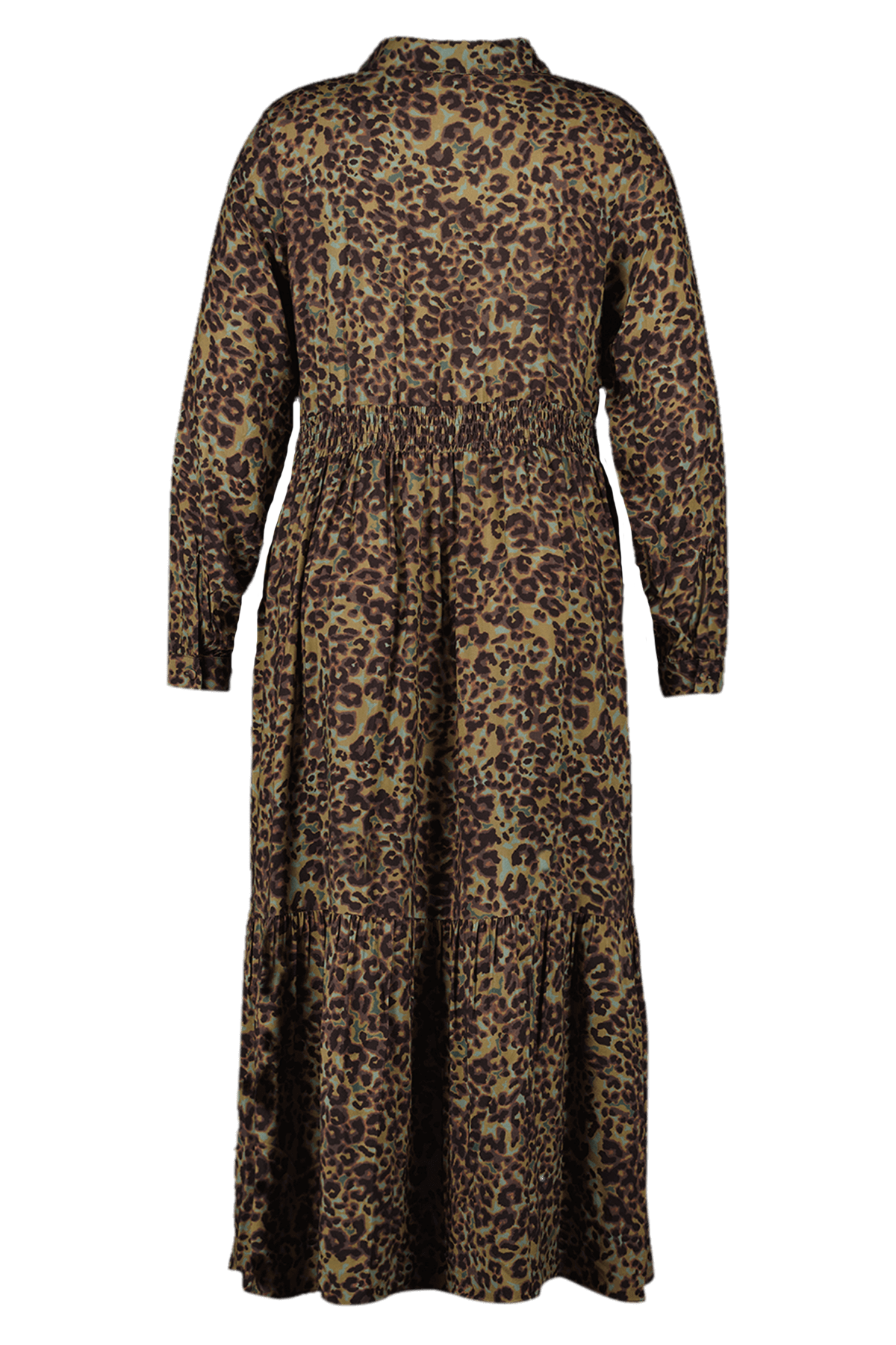 Lange blouse jurk met print image number 3