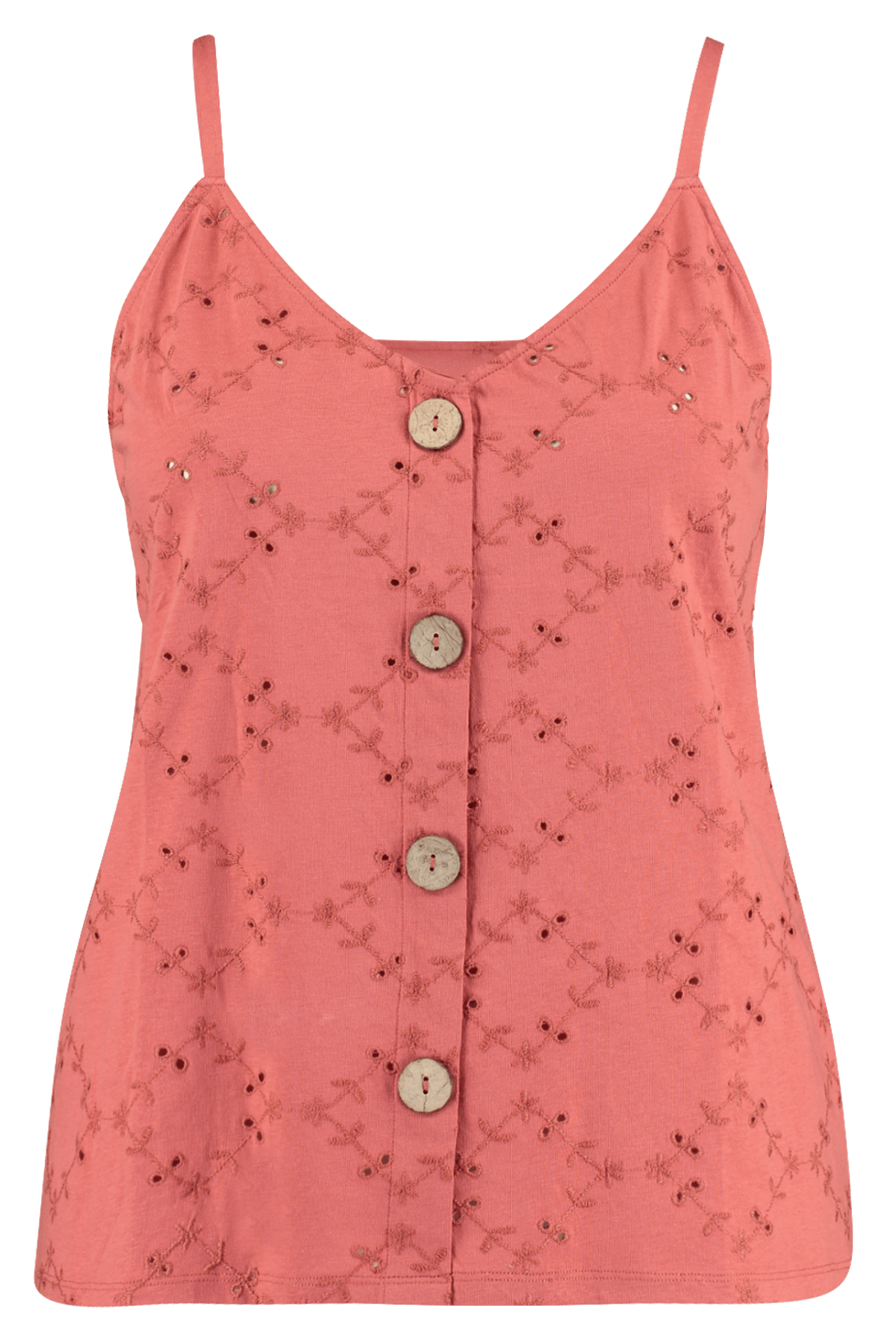  Top met broderie anglaise image number null