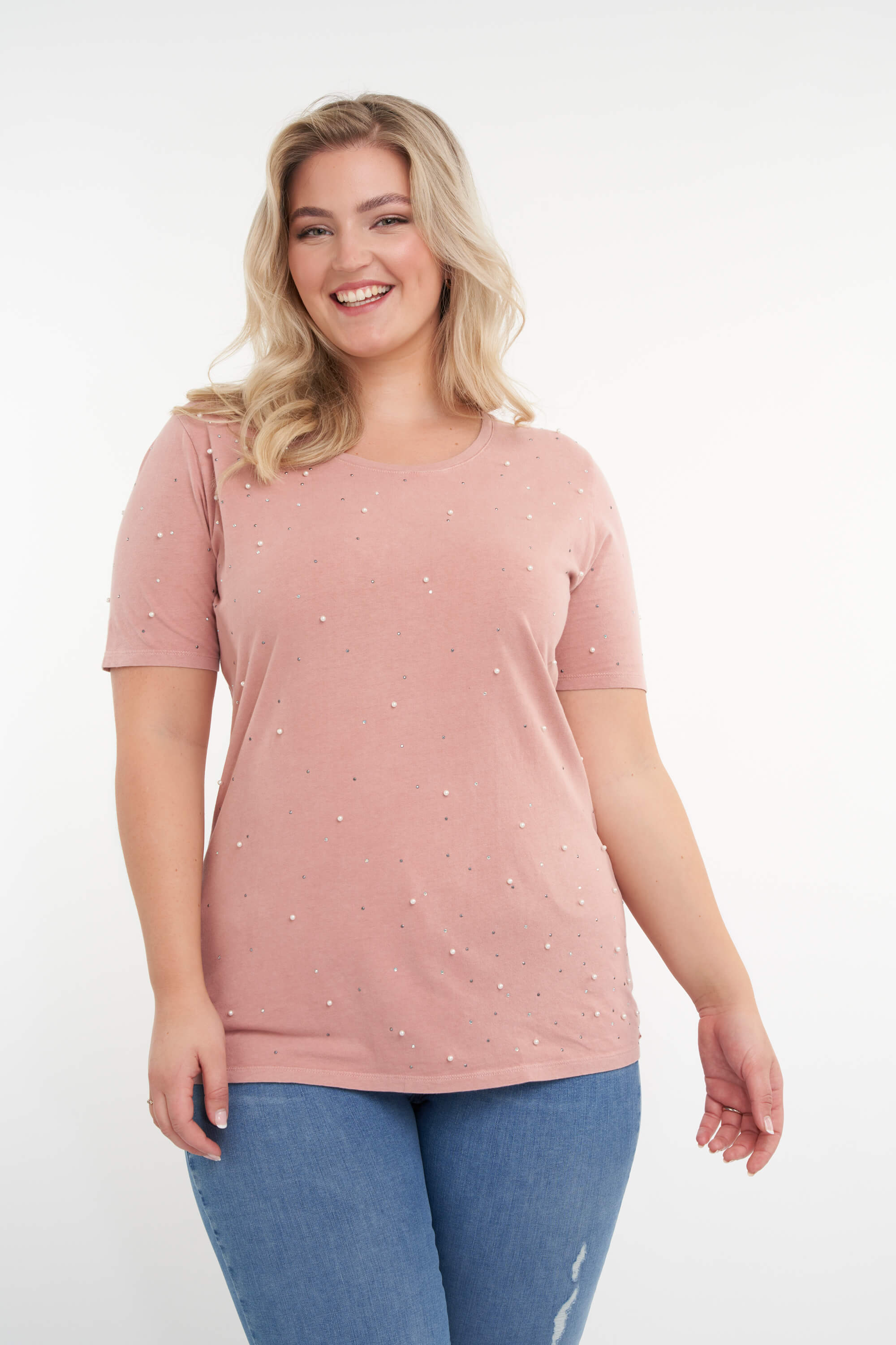 T shirt met strass steentjes dames hotsell