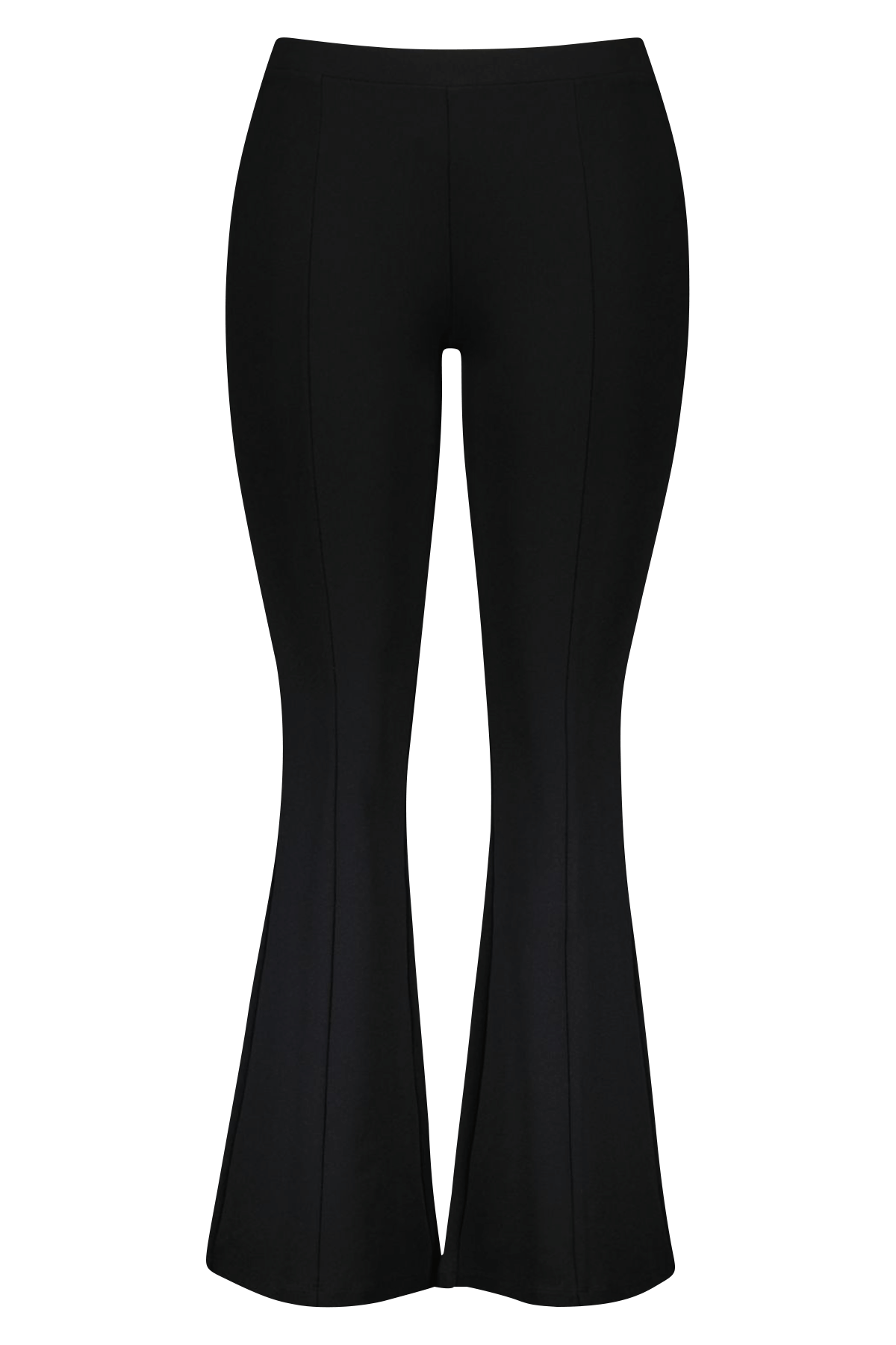Zwarte flared 2025 legging