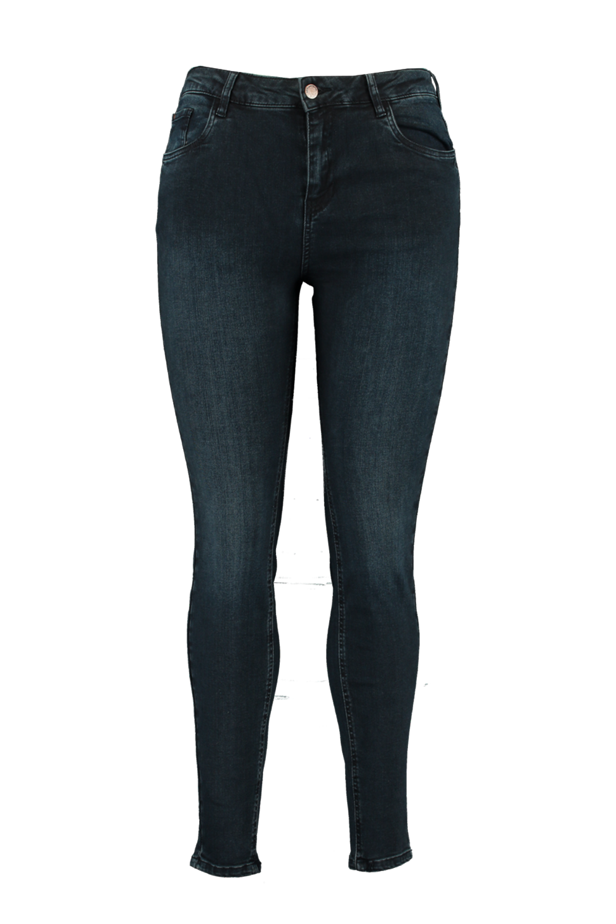 Skinny leg high waist jeans CHERRY image number 1