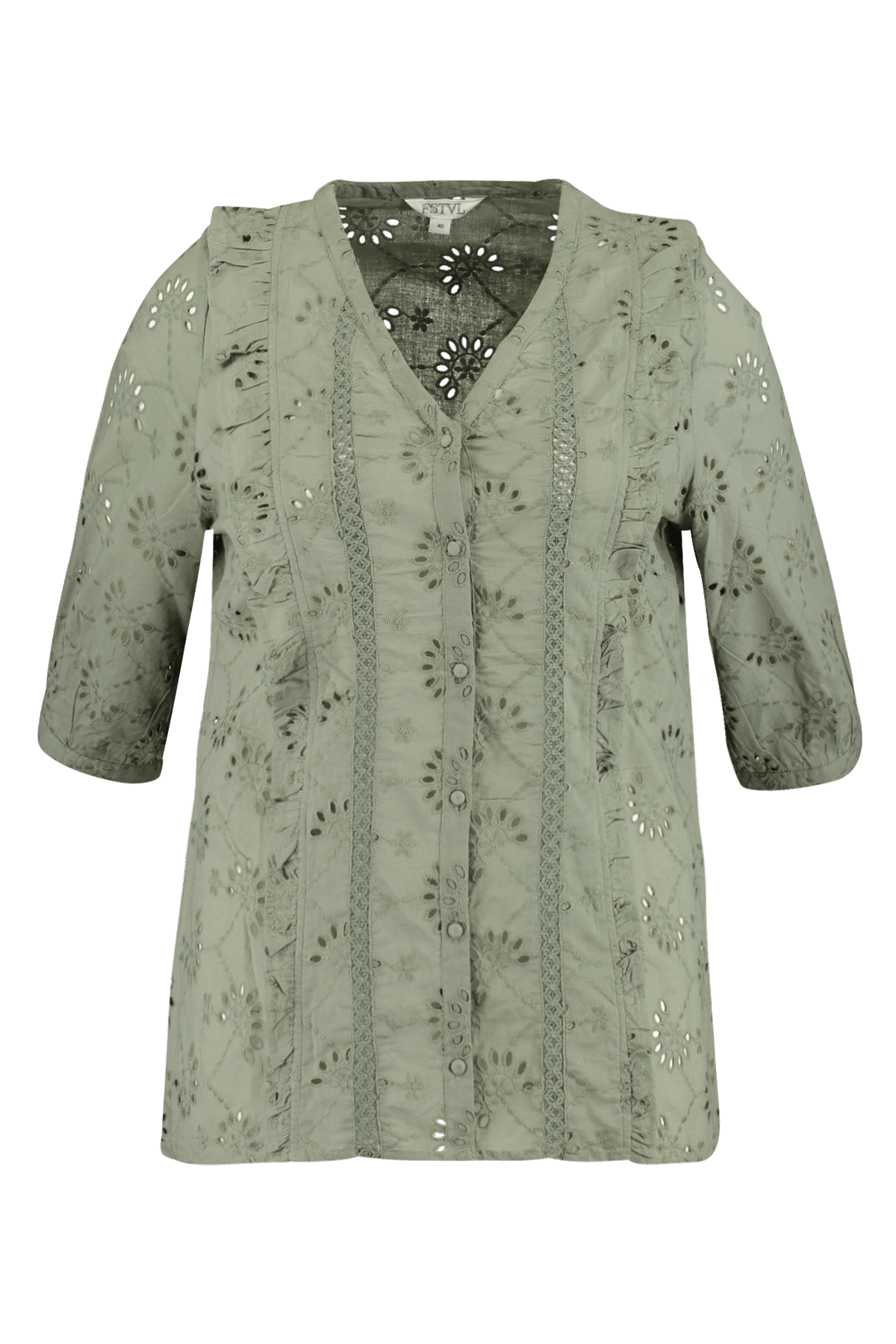 Broderie angliase blouse image 2