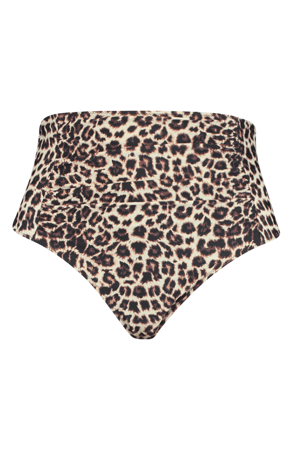 Dezelfde En team manager Dames High waisted bikini broekje met print Multi Groen-Khaki bij MS Mode®