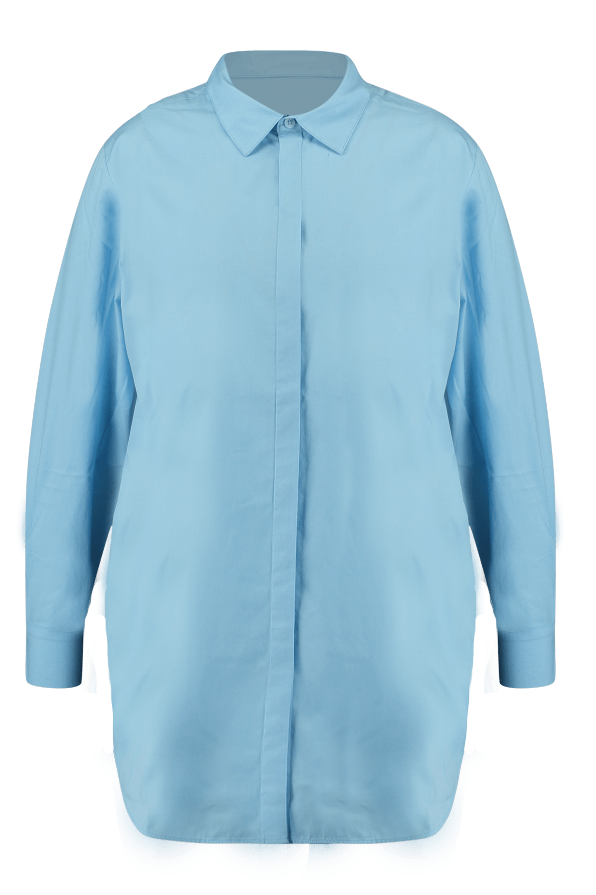 Oversized poplin blouse image number 1