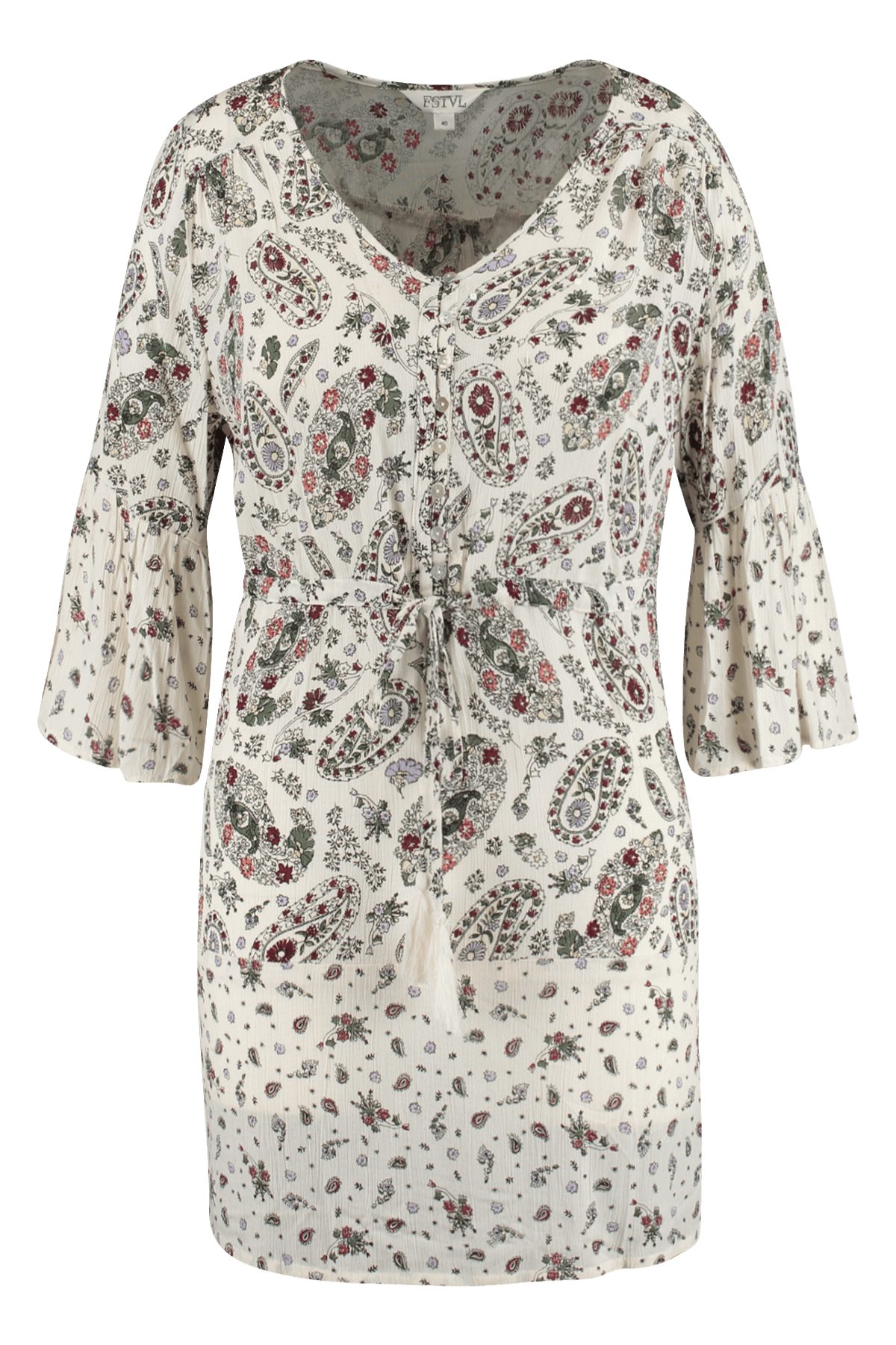 Lange blouse met print image number 1