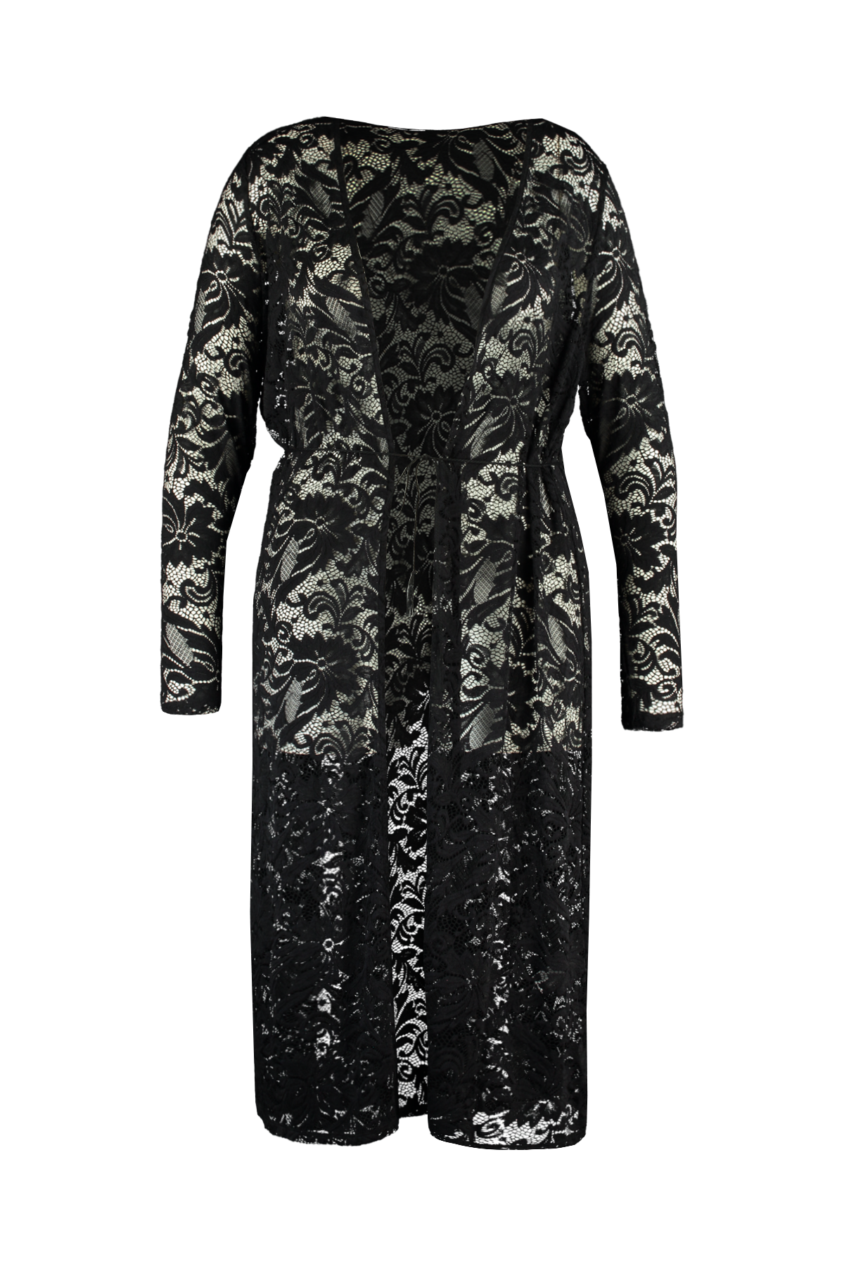 Dames Lang kanten vest | MS Mode Dames Lang kanten vest | MS Mode