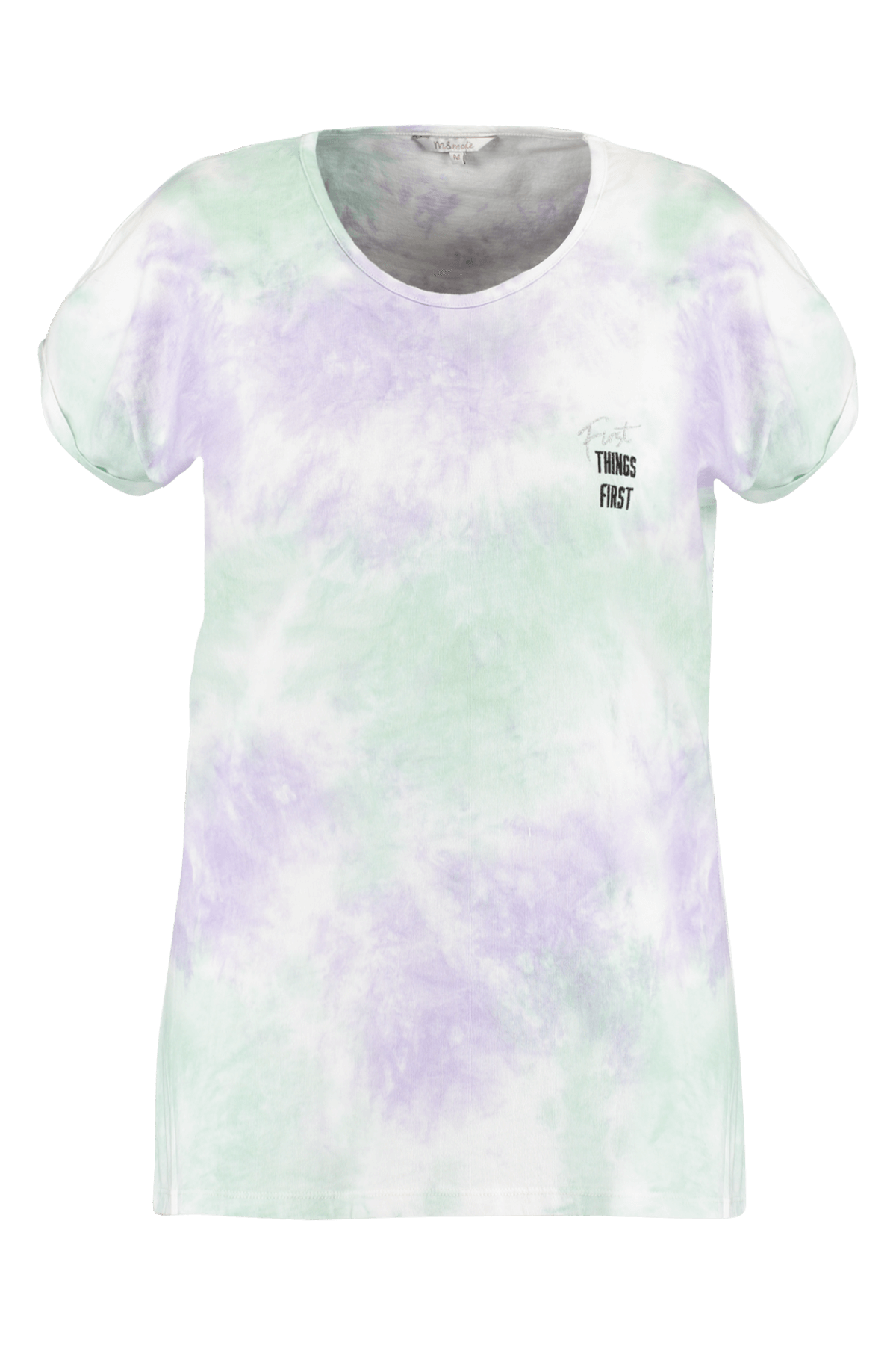 T-shirt met tie-dye print image number null