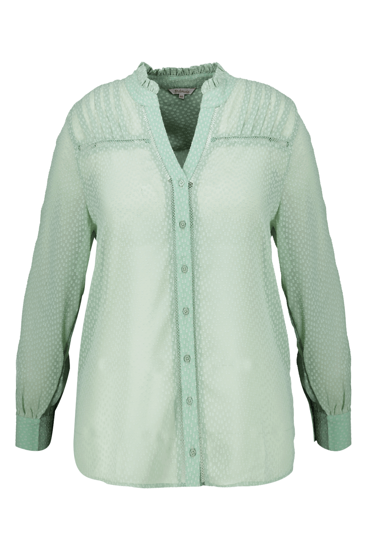 Semi-transparante blouse image 2